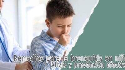 Remedios para la bronquitis en niños